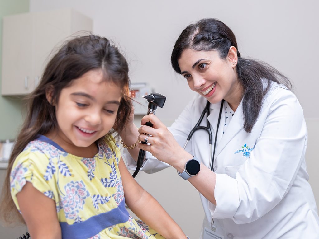 physician and child