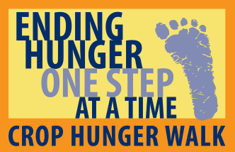 Ending Hunger One Step at a Time - Crop Hunger Walk logo
