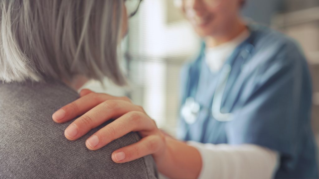 patient and nurse