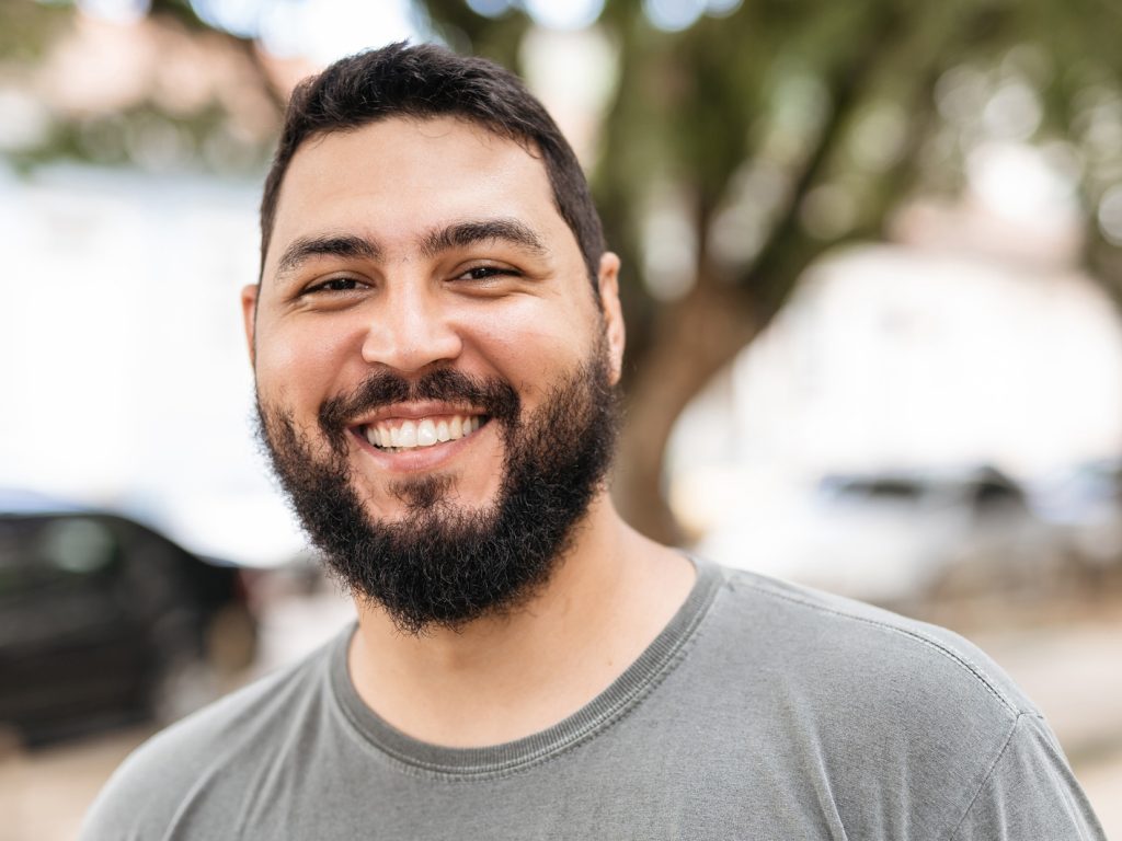 smiling young man