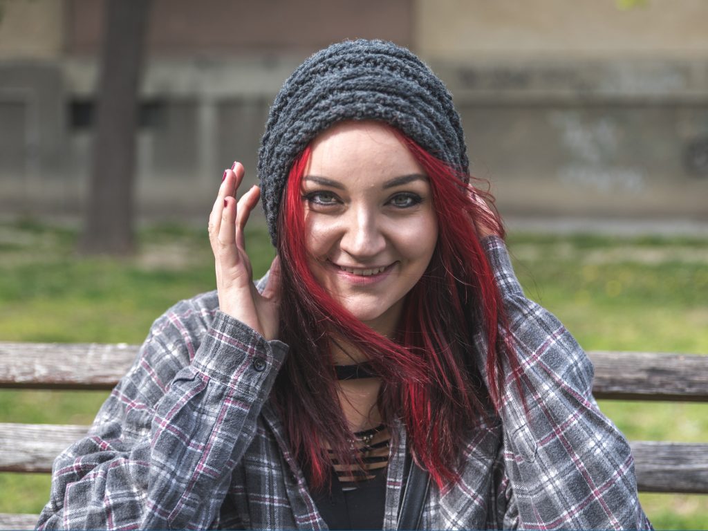 smiling young woman