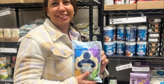 Volunteer at Packard Health food pantry